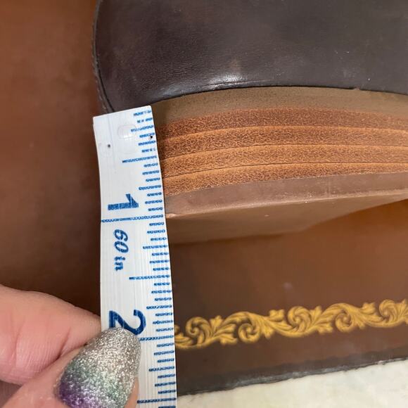 Coach Dark Brown Heeled Boots - Picture 15 of 16